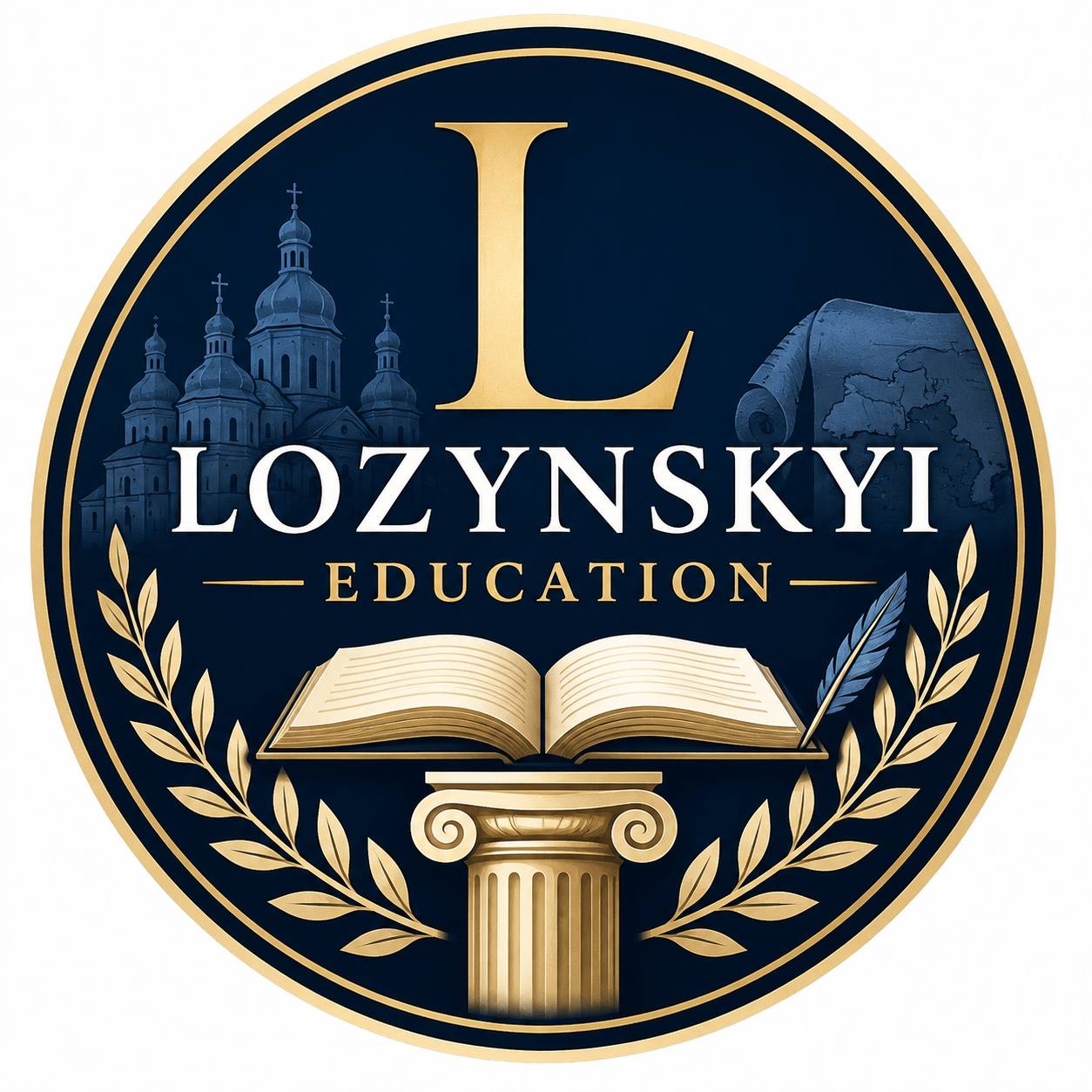 Логотип Lozynskyi Education